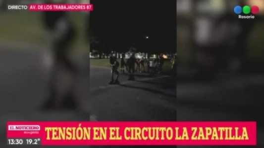 Un motociclista pasó a alta velocidad y casi pisa a chicos que entrenaban en el circuito La Zapatilla