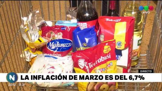 Inflación: comestibles y bebidas aumentaron un 7,2%