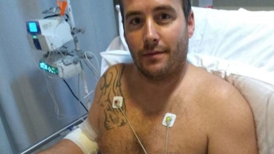 Un joven recibió la descarga de un cable de alta tensión en el campo y logró sobrevivir