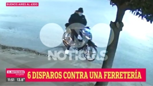 Plata o plomo: seis disparos a una ferreteria, ubicada a metros de una escuela