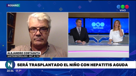 Será trasplantado el niño con hepatitis aguda