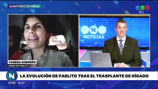 La evolución de Pablito tras el trasplante de hígado