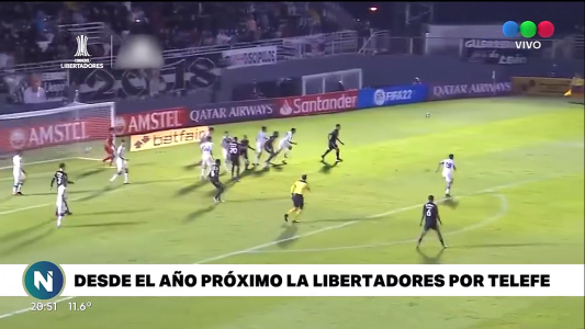 Telefe transmitirá la Copa Libertadores desde 2023