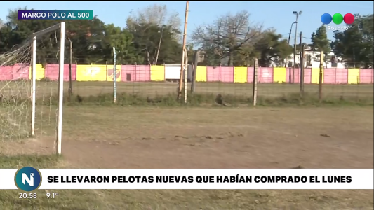 No hay feriado que los detenga: robaron en el Club San Roque