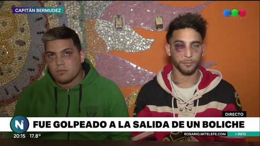 Brutal golpiza a dos jóvenes en un boliche de Capitán Bermúdez