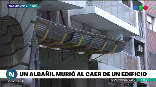 Murió un albañil tras caer de una obra