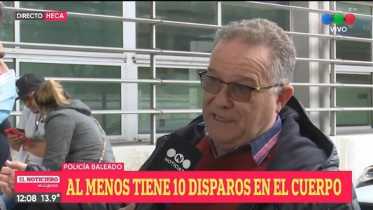 Lagna sobre el ataque al policía ametrallado: “Que se mueran en la cárcel es poco”