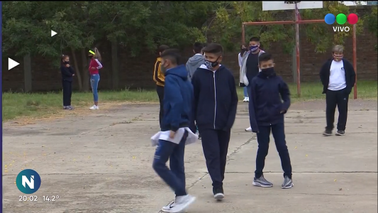 Sadop a favor del uso del barbijo en las escuelas