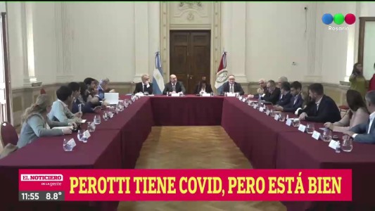 El gobernador Perotti dio positivo de Covid-19