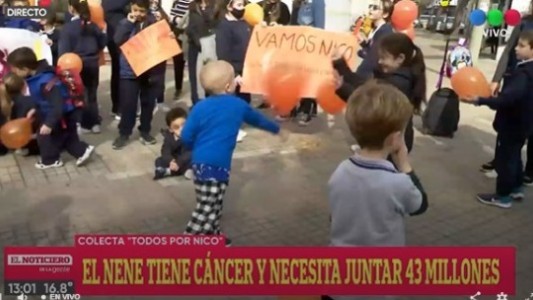 Todos por Nico: lanzan una colecta para curar a un nene con cáncer