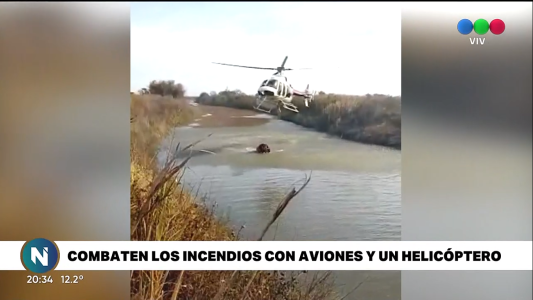 Brigadistas continúan la lucha contra el fuego