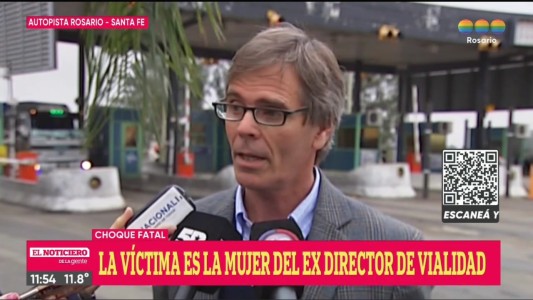 En el choque de la Autopista Santa Fe - Rosario murió la esposa de Pablo Seghezzo y el ex director de Vialidad provincial resultó herido
