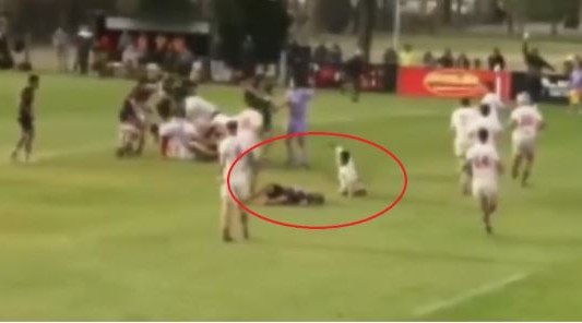 Video: Un jugador de rugby le salvó la vida a un rival en pleno partido