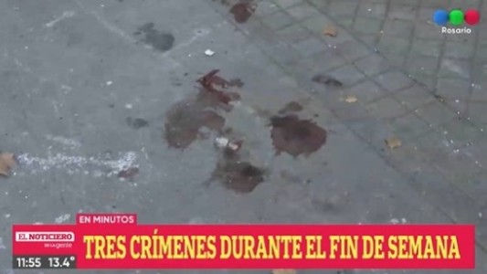 Domingo sangriento: tercer crimen del día en Rosario y la región