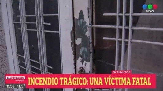 Madrugada fatal: murió atrapado en el incendio de su casa