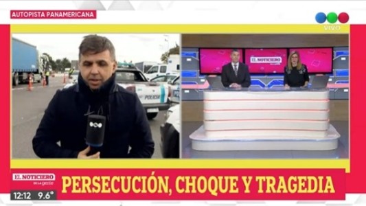 Persecución y choque en la Panamericana: hay tres muertos y un herido grave