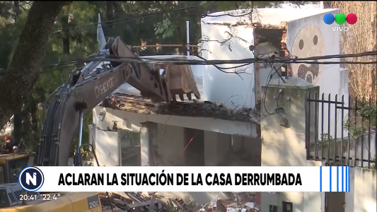 Desde la Municipalidad aclararon la situación de la casa derrumbada