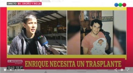 El drama de Enrique, un hombre de Alvear que necesita un trasplante de hígado