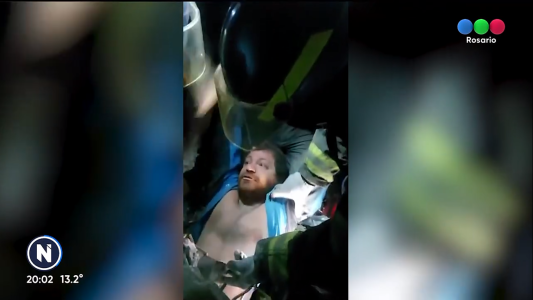 Video: Así fue el rescate de Facundo de la casa colapsada en Superí al 200