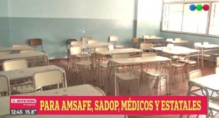 Paran docentes, médicos y estatales (1)