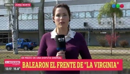 Tras el bloqueo de camioneros, balearon las oficinas de La Virginia