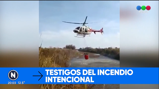El fuego que no para: testigos del incendio intencional