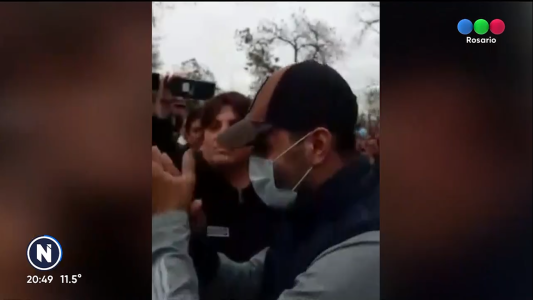 Multitudinario recibimiento de Gabriel Zanabria en San Javier