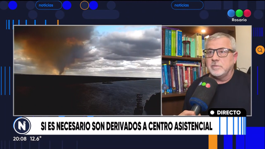 Humo en la ciudad: habilitan centro de emergencia respiratorio