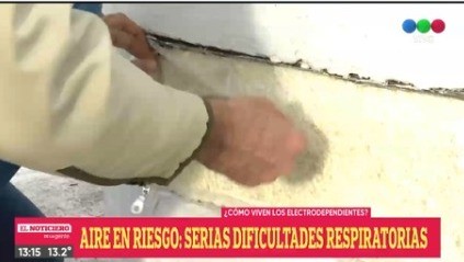 Aire en riesgo: serias dificultades para electrodependientes