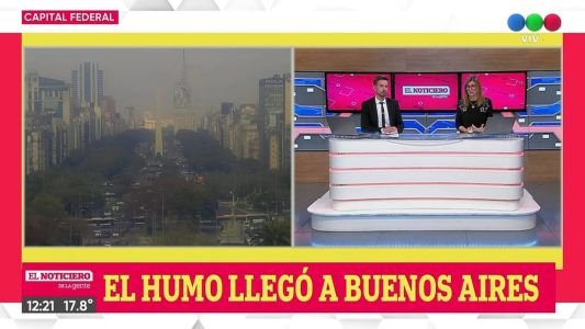 El fuerte olor a humo llegó a CABA y Gran Buenos Aires