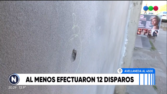 Balearon el frente de una casa: la familia asegura que fue un error