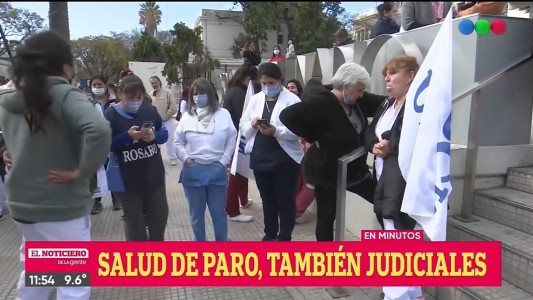 Paro de judiciales: acto, cortes y marchas en reclamo de aumento salarial