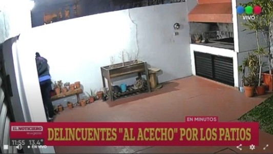 Ladrones caminan por los patios de las casas para robar en "La Florida"