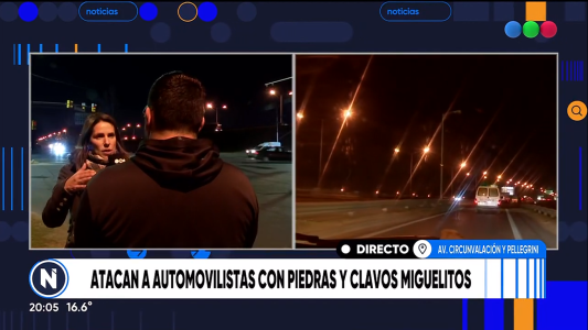 Una modalidad que volvió: atacan a automovilistas, ahora en Circunvalación y Pellegrini