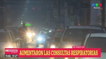 Incremento de consultas respiratorias por el humo