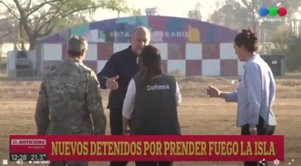 Delta del Paraná: detuvieron a tres hombres que iniciaron un incendio