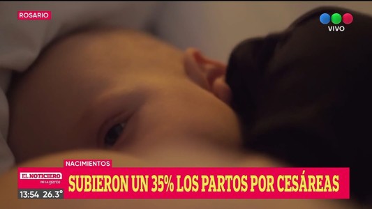 Subieron un 35 por ciento los partos por cesáreas en Rosario