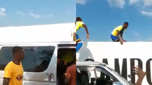 Insólito: un equipo de fútbol trepó las paredes del estadio porque los rivales hicieron magia negra en la entrada