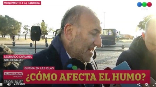 Caruana: "Hubo un fuerte incremento de las consultas médicas por el humo"