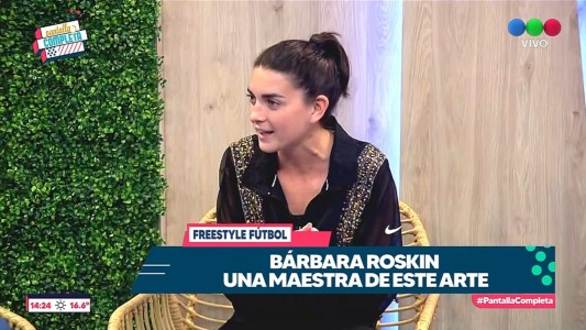 Bárbara Roskin: Una maestra en el arte del fútbol freestyle