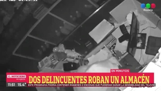 In fraganti: robo filmado en un supermercado en Amenabar al 1600