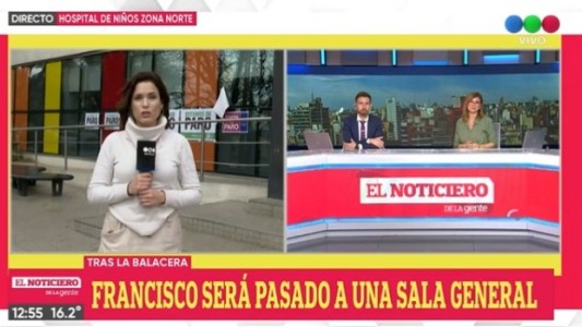 Evoluciona favorablemente Francisco, el nene baleado en Casiano Casas