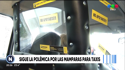 Por ahora el municipio no retirará las mamparas que ya se instalaron en taxis