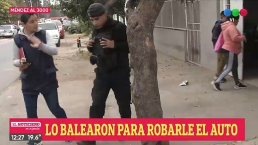 Entradera en barrio Godoy: salía a trabajar y le pegaron un tiro
