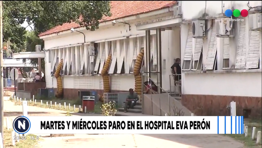 Martes y miércoles, paro en el Hospital Eva Perón de Granadero Baigorria