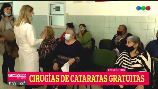 Cirugía de cataratas gratuita para 400 pacientes en el Hospital Eva Perón