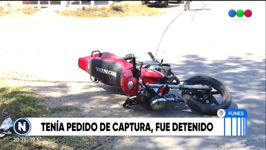 Detienen a un joven con pedido de captura en Funes