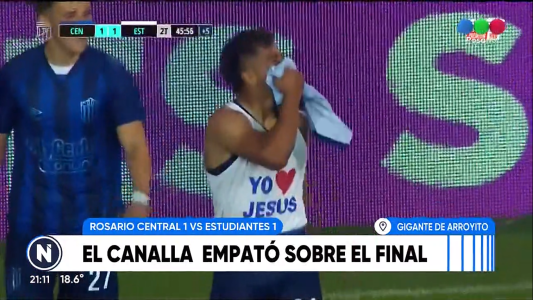 Central empató con Estudiantes sobre el final del partido