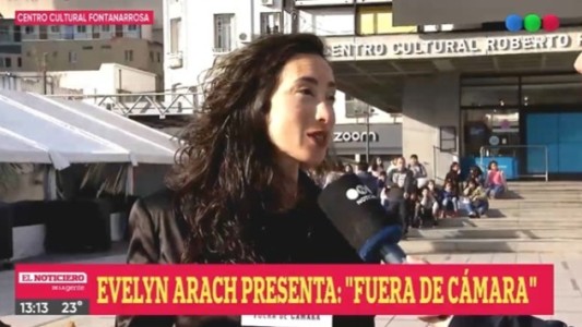 Evelyn Arach presenta "Fuera de cámara" en la Feria del Libro