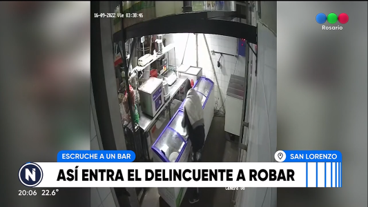 Robo en un restaurante de San Lorenzo